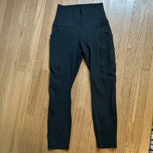Lululemon Align legging 25” pocket, graphite grey, size 4